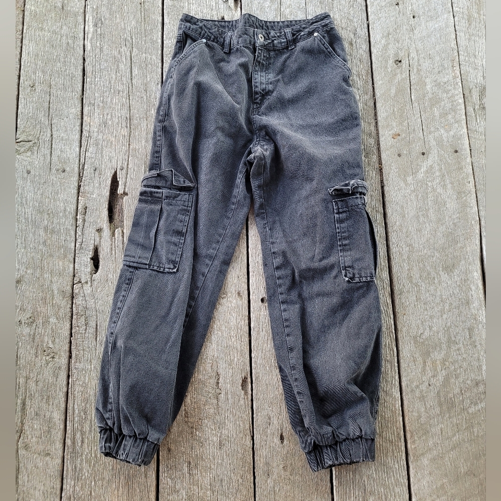 Ragged Priest Cargo Denim Joggers
